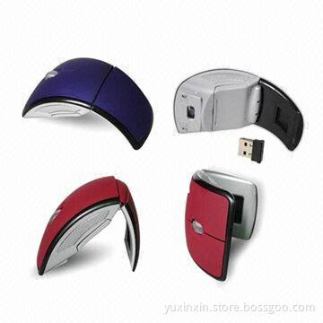 Fashion 2.4GHz wireless folding mouse, no driver needed